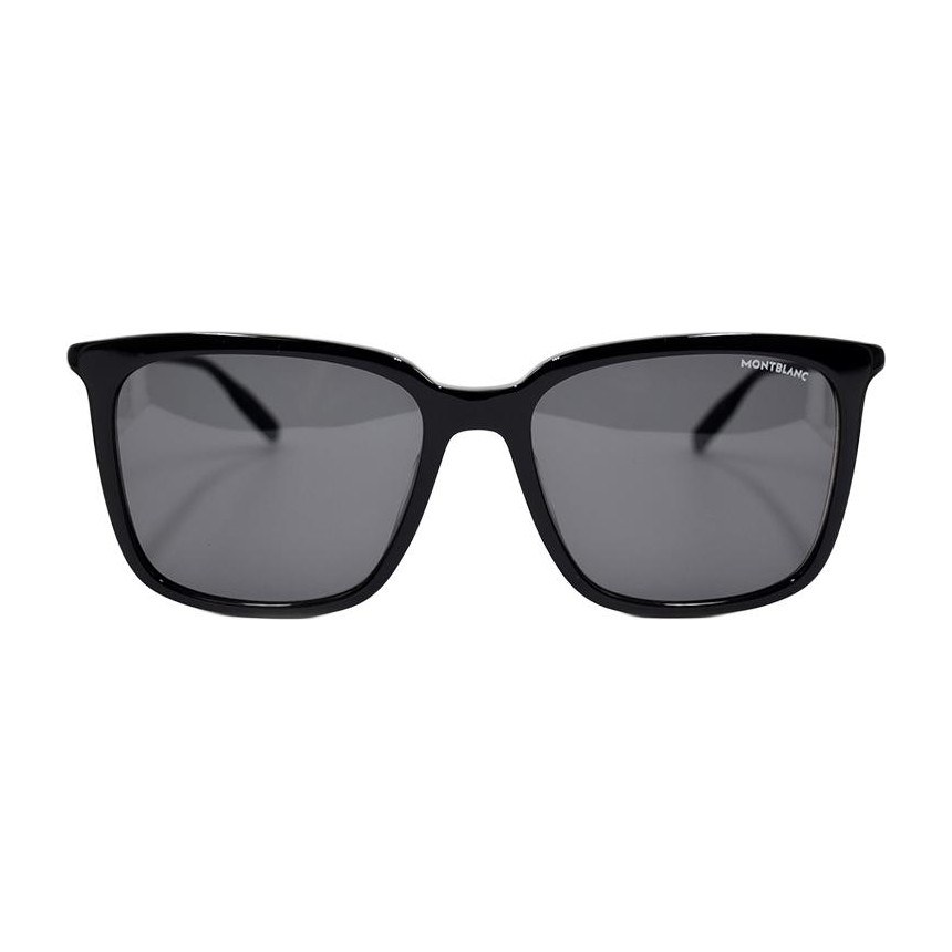 Montblanc Hexagonal Star Entry Sunglasses Black