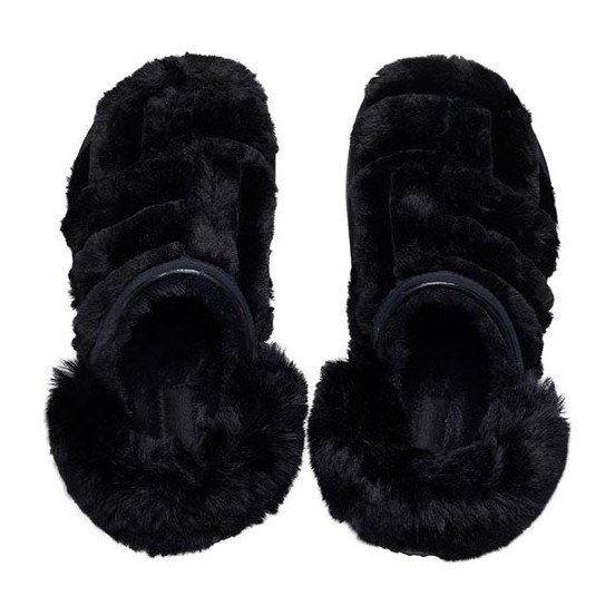Crocs Snow Lodge Fuzz Clog Black