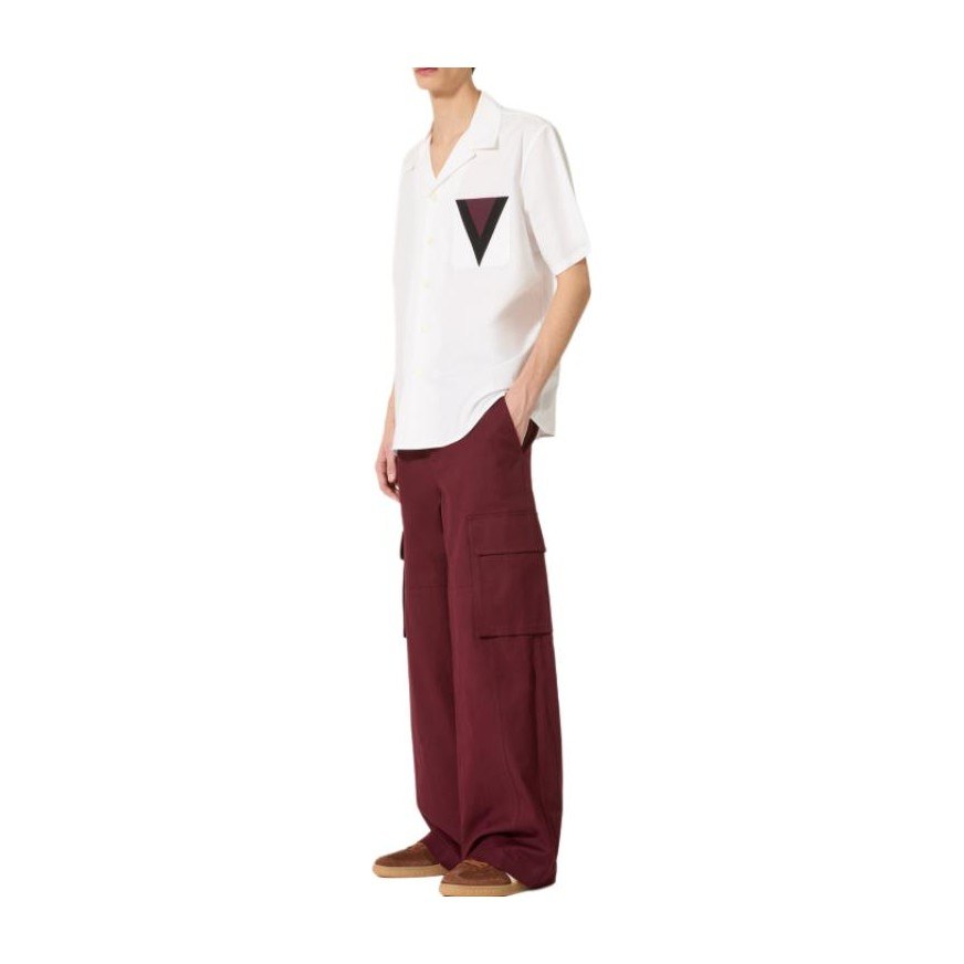 Valentino V Detail Bowling Shirt