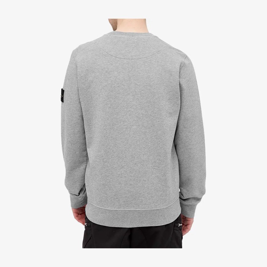 Stone Island Garment Dyed Crew Sweat Grey