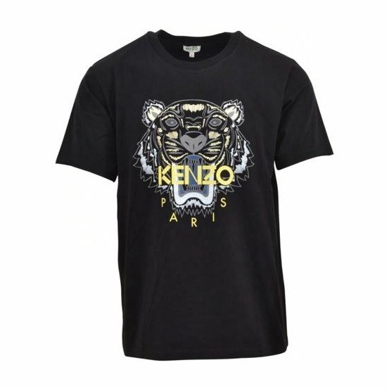 KENZO Tiger Head Logo T-Shirt Black