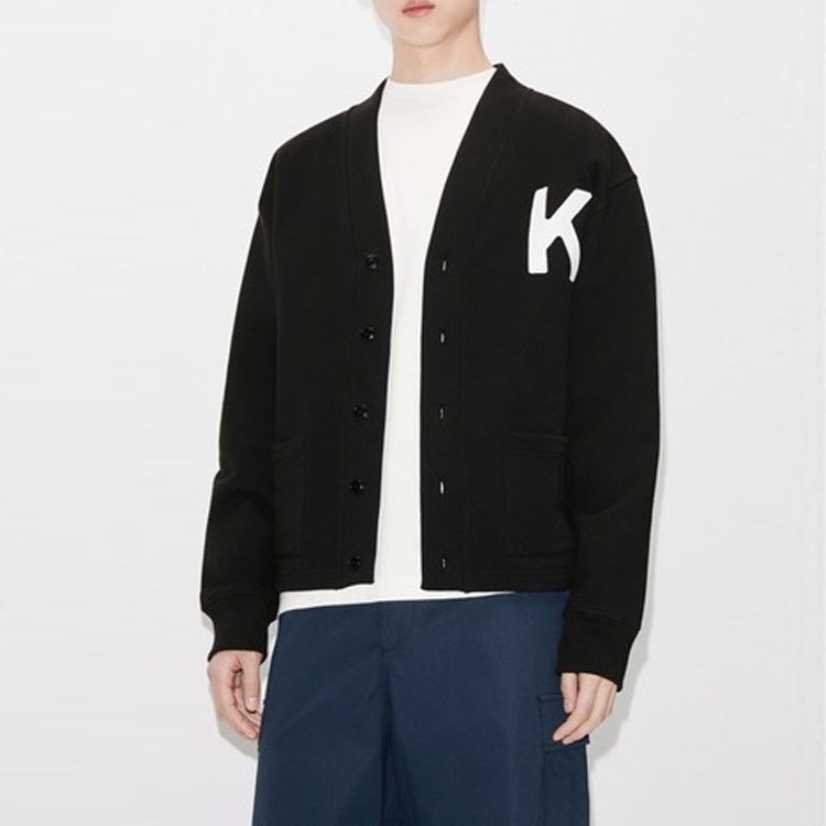 KENZO SS23 Black Elephant Cardigan