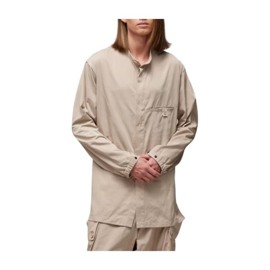 Y-3 Nylon Twill Overshirt Beige