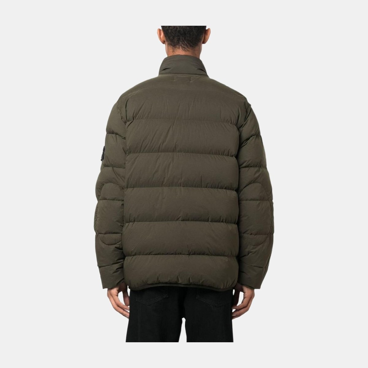 Stone Island Nylon Puffer Jacket Green
