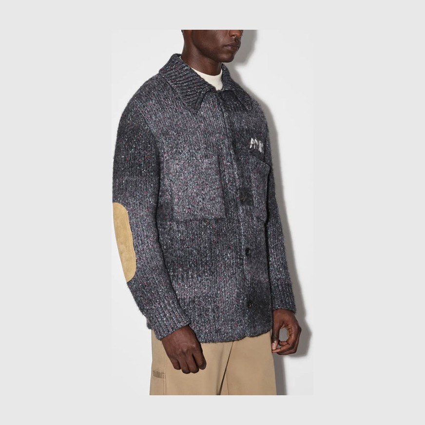 AMIRI SS23 Logo Embroidered Cardigan