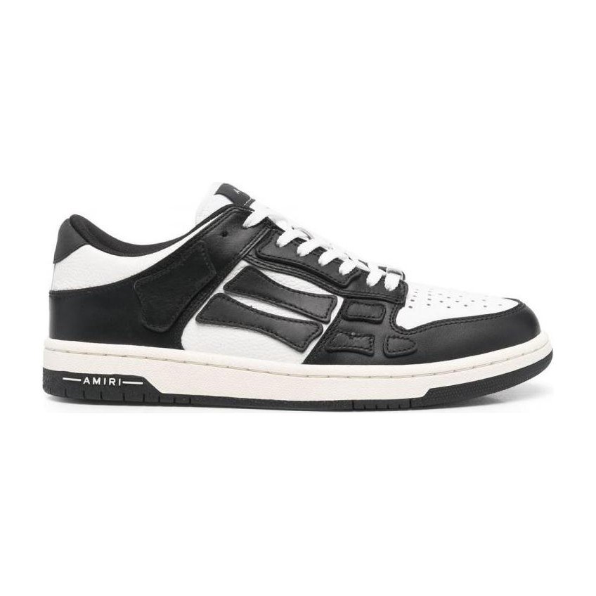 AMIRI Skel-Top Low Black White 2021
