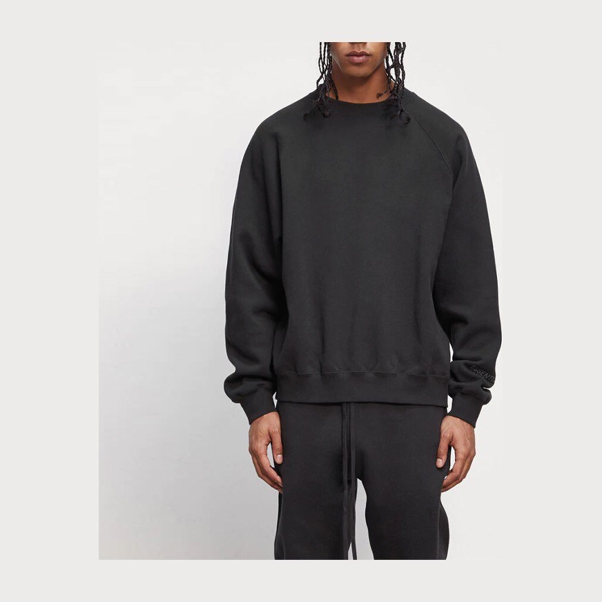 Fear of God Essentials FW20 Black Core Crew Neck Sweatshirt