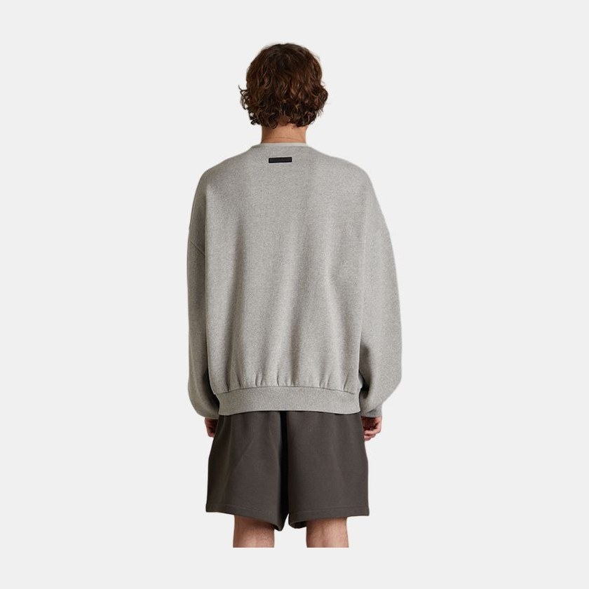 Fear of God Essentials SS24 Crewneck Sweater Dark Heather Oatmeal