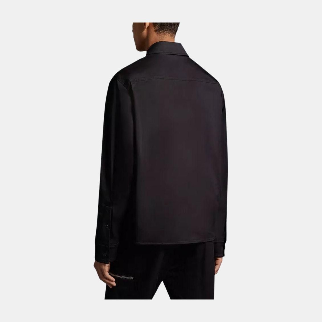 Moncler Gabardine Zip-Up Shirt