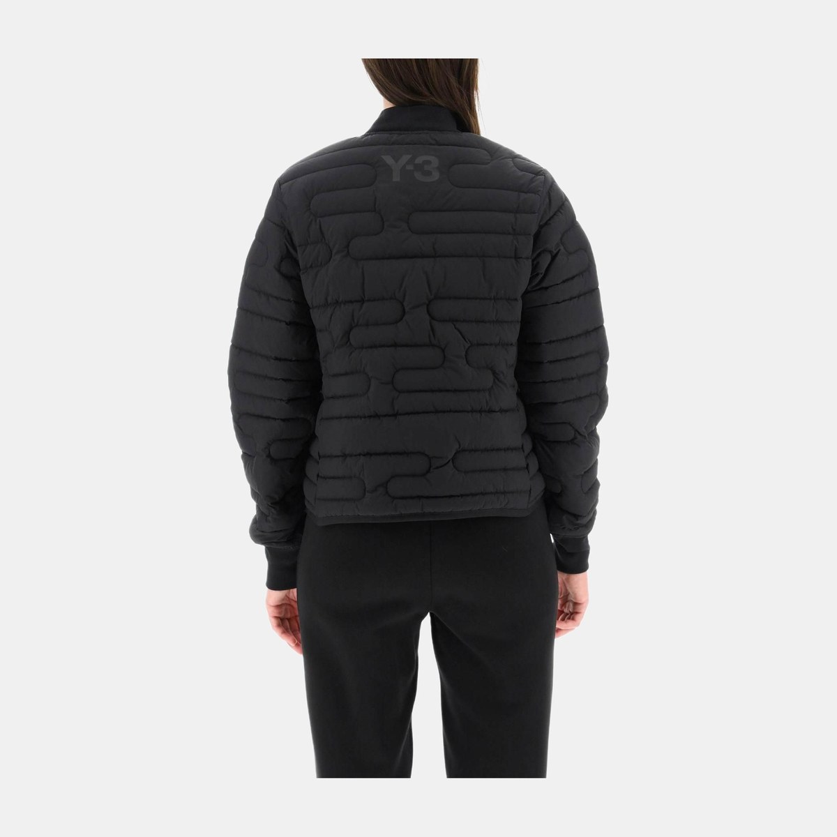 Y-3 Quilted Jacket Black