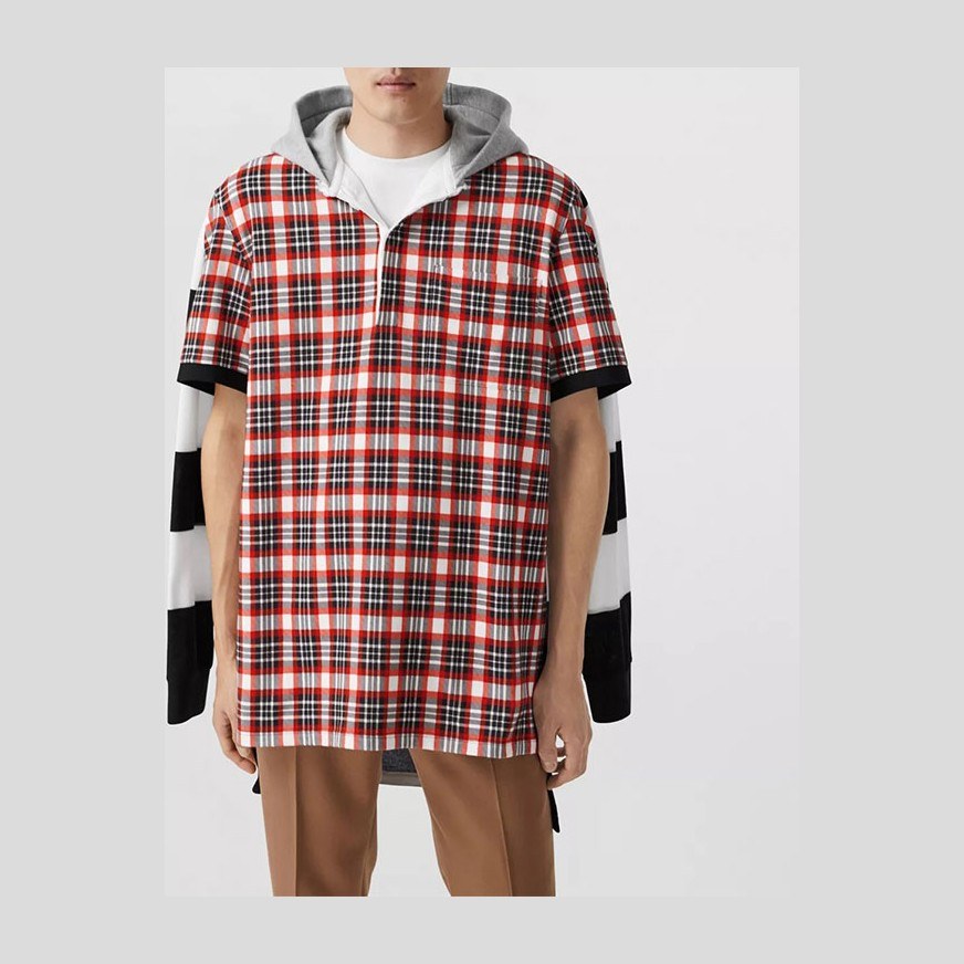Burberry Rugby Shirt Bright Red