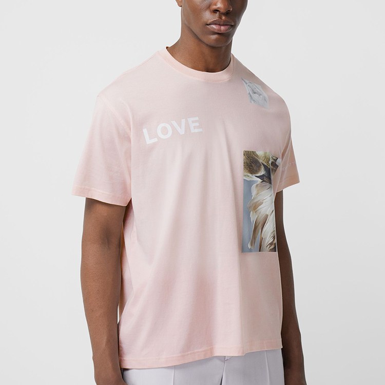 Burberry Logo Montage T-Shirt