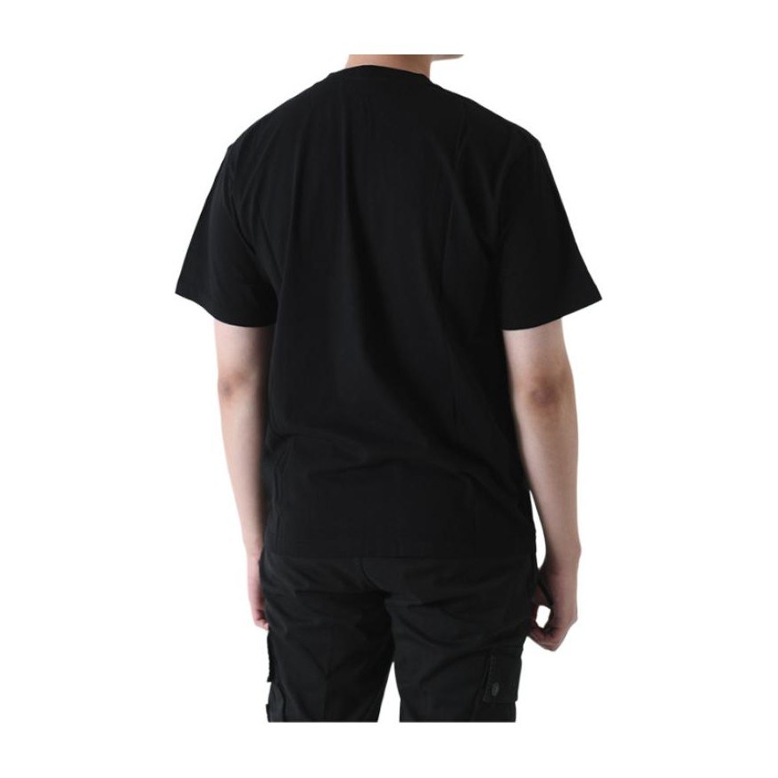 Stone Island Logo Print Crewneck T-Shirt Black