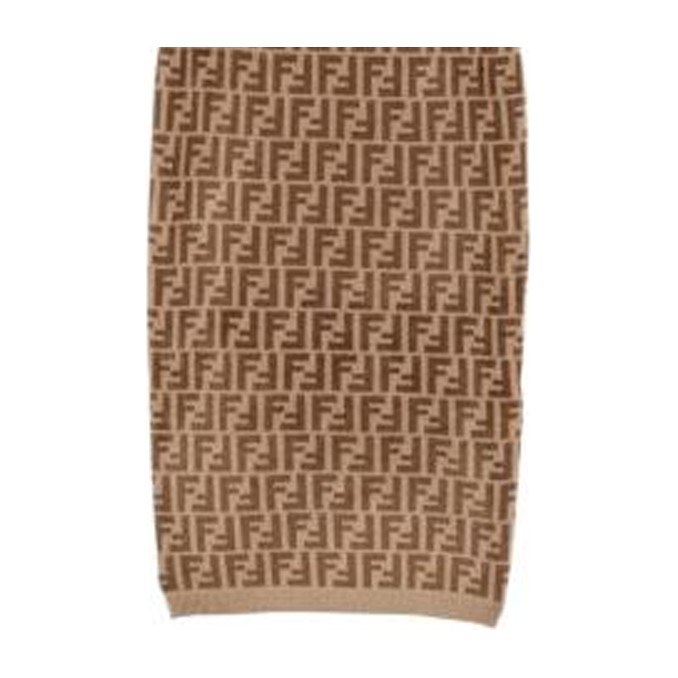 Fendi FW22 Logo Knit Dress