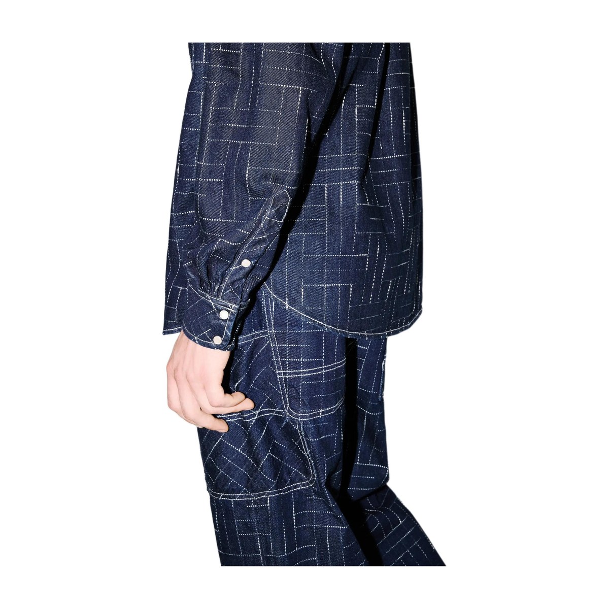 KENZO Weave Long Sleeve Shirt