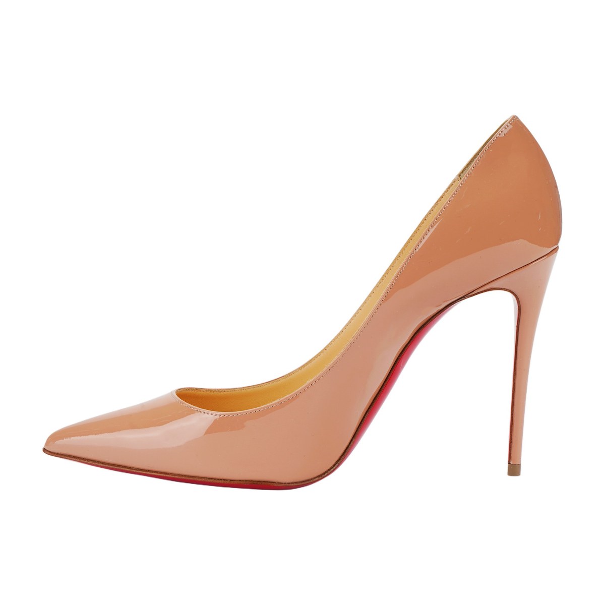 CL Kate Nude Patent Pumps