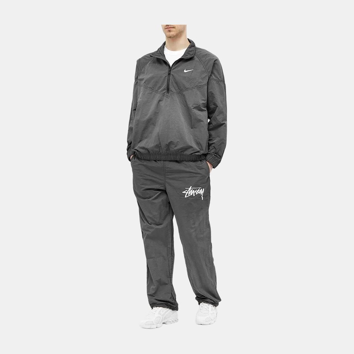 Stussy x Nike Logo Training Pants Black