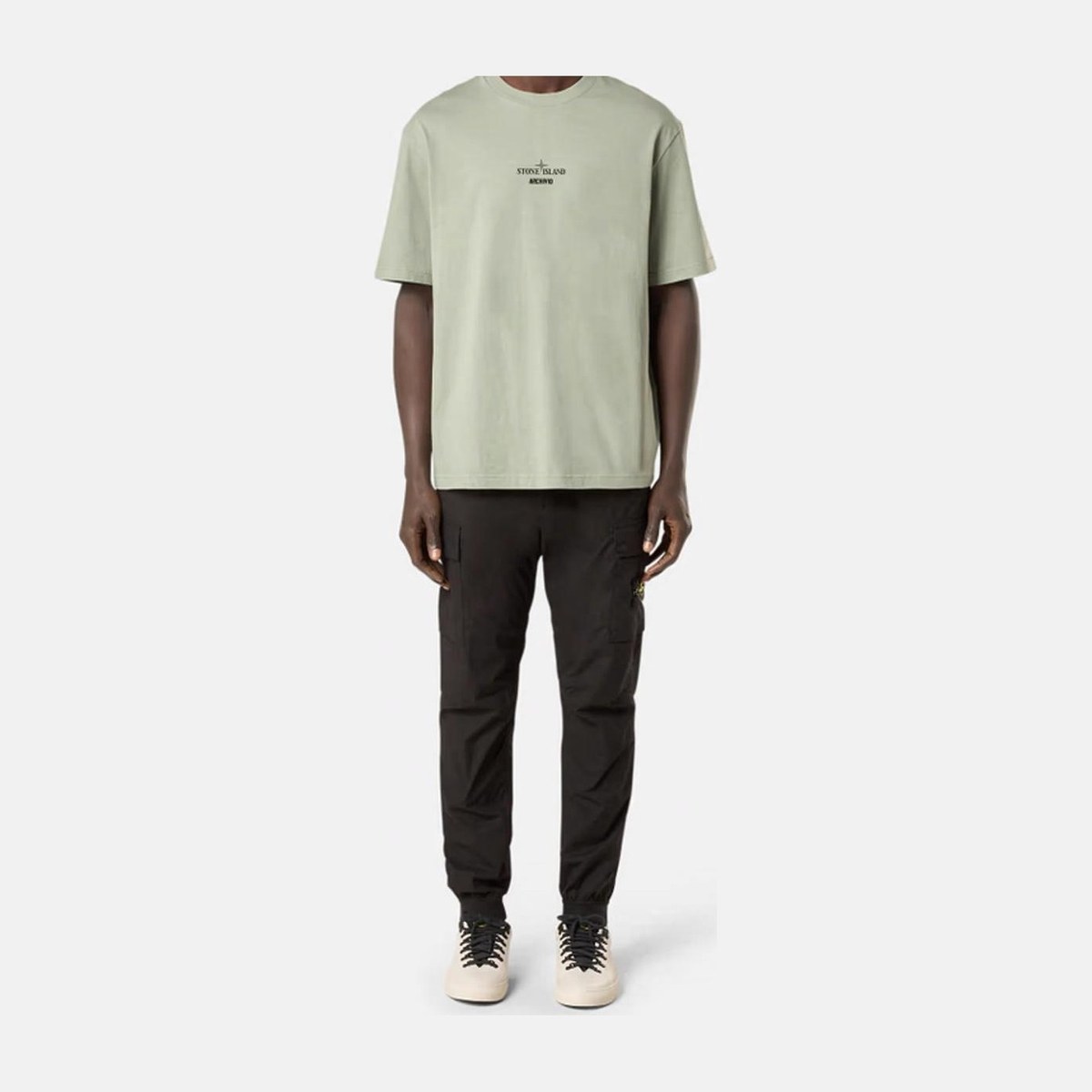 Stone Island SS25 Cargo Pants Black