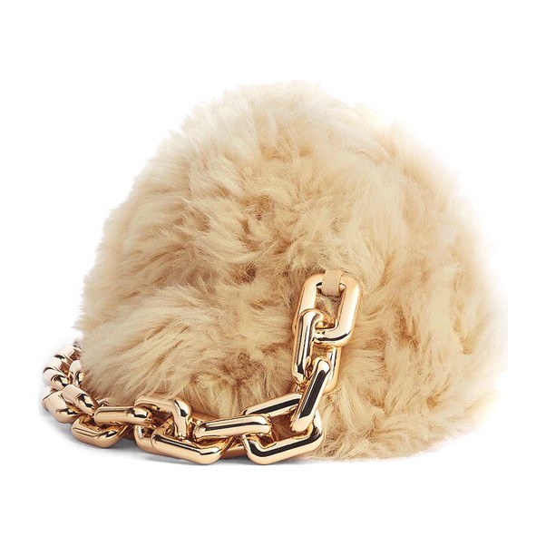 Bottega Veneta Chain Pouch Beige