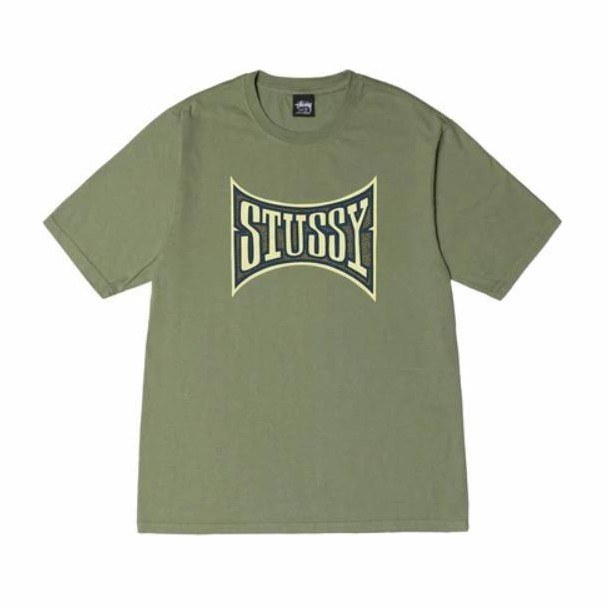 Stussy SS23 Champion Pigment Dyed Tee LogoT