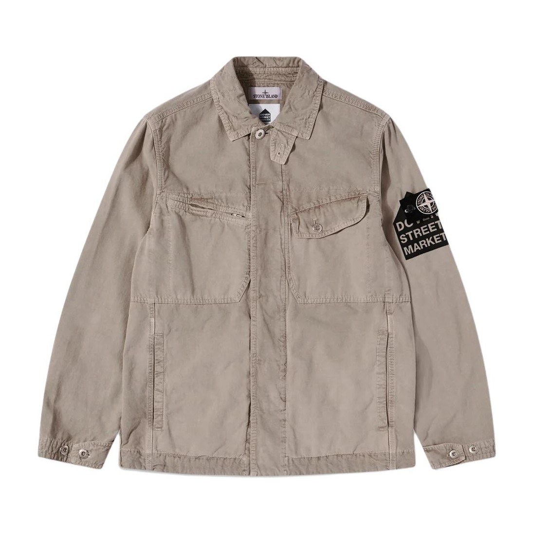 Stone Island x DSM Pigeon Grey Jacket