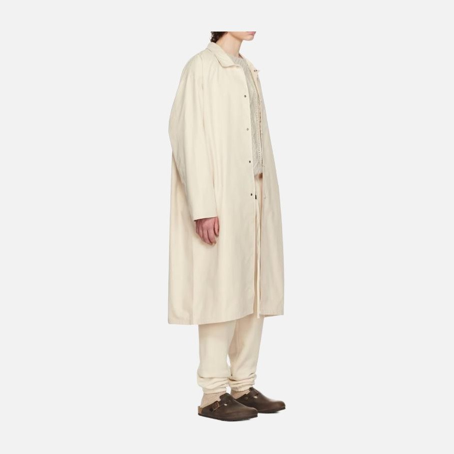 Fear of God Essentials Long Coat Eggshell
