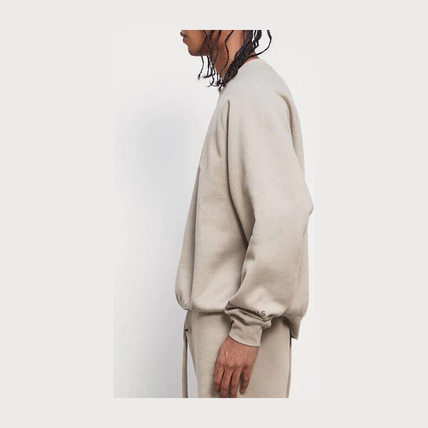 Fear of God Essentials FW20 Tan Core Crew Neck Sweatshirt