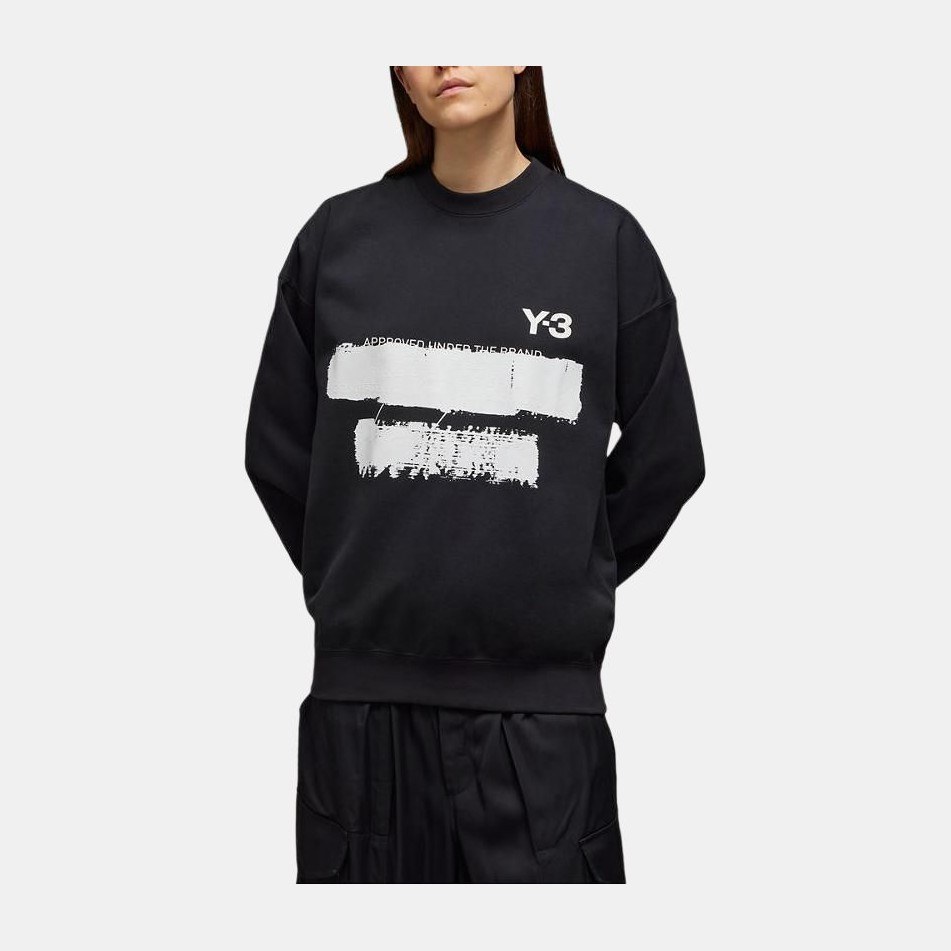 Y-3 SS25 Black Sweatshirt