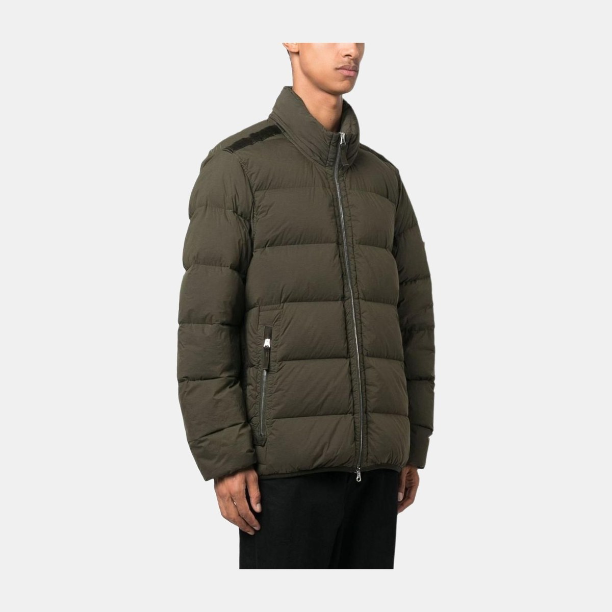 Stone Island Nylon Puffer Jacket Green