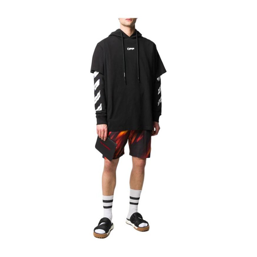 OFF-WHITE SS20 Airport Tape Hoodie