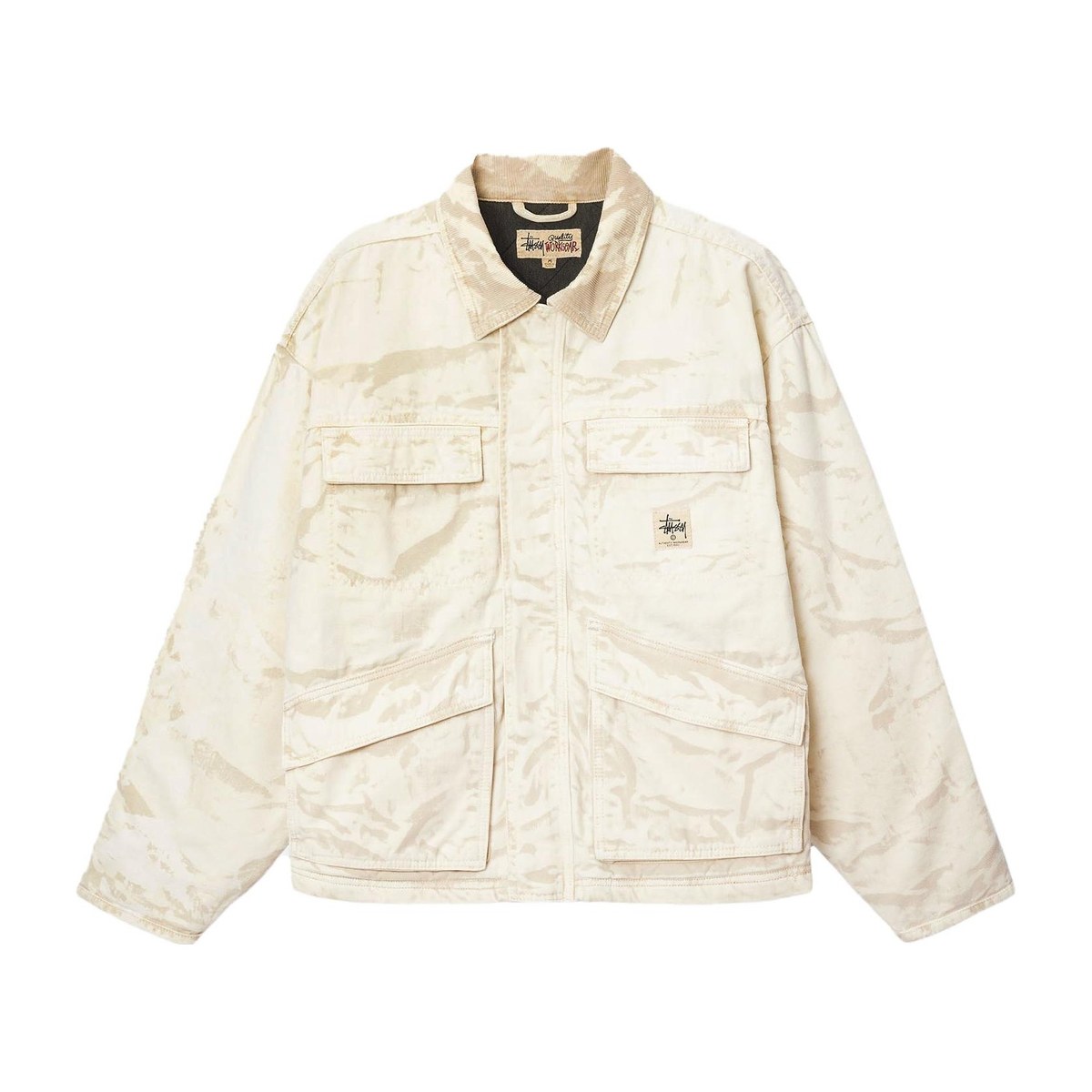 Stussy FW23 Shop Jacket White