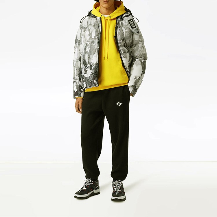 Burberry SS21 Letter Hoodie Yellow