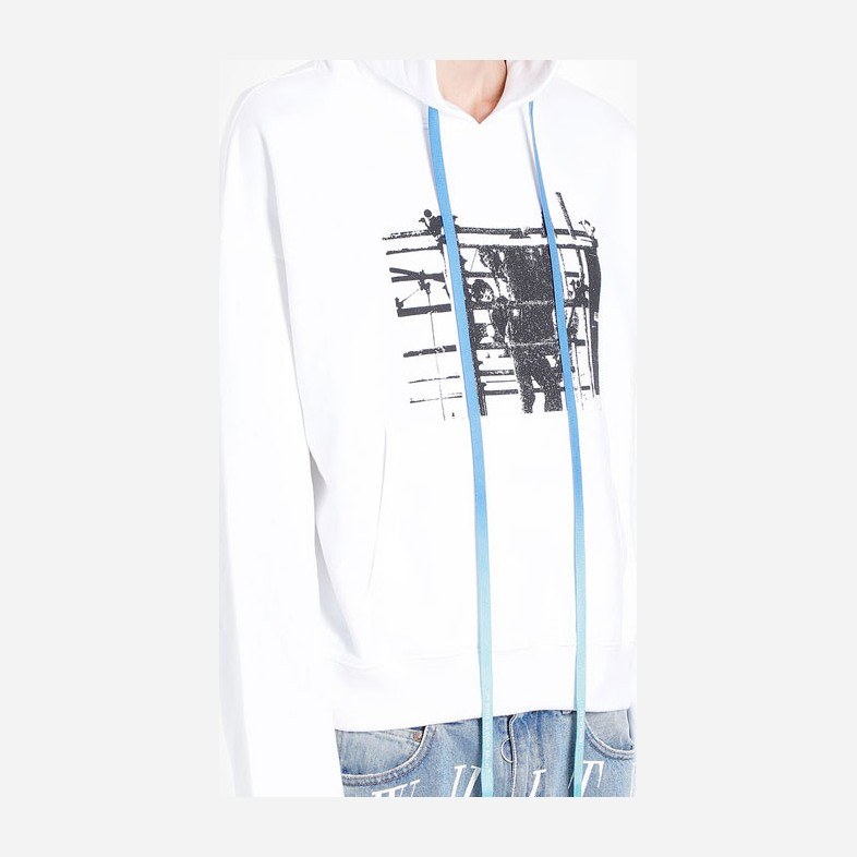 OFF-WHITE FW19 Printed Logo Hoodie