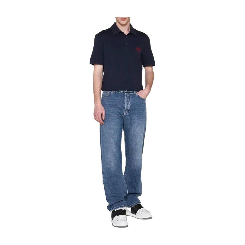 Valentino SS23 Polo Blue