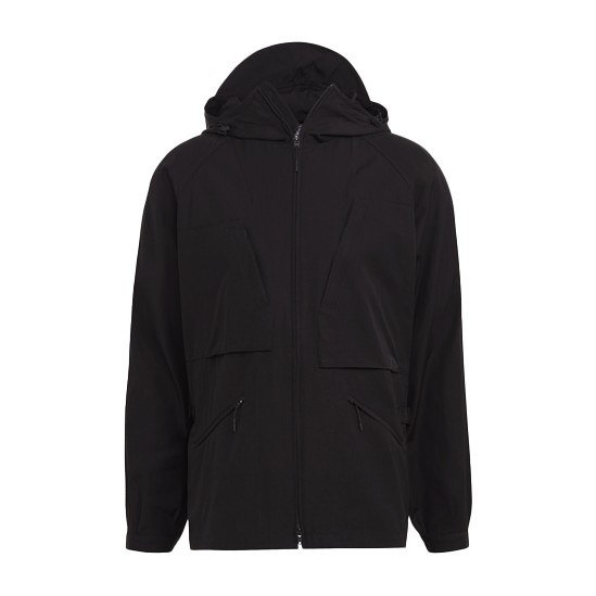 Y-3 SS21 Logo Zip Hoodie Jacket Black