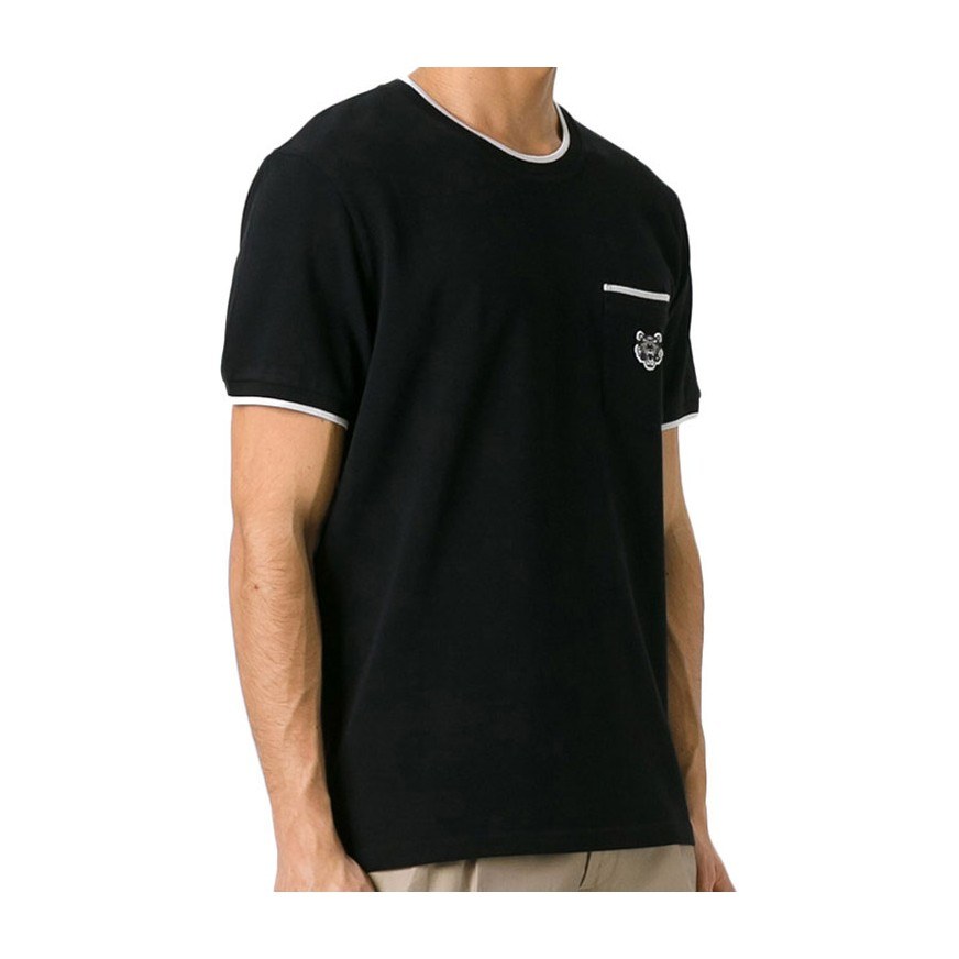 KENZO Tiger Head Embroidered Pocket T-Shirt