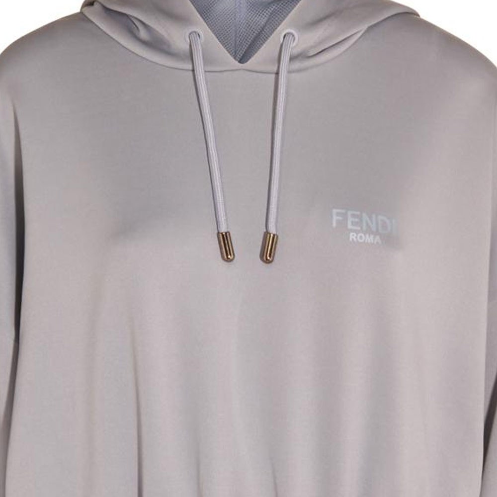 Fendi SS23 Letter Print Hoodie Brown