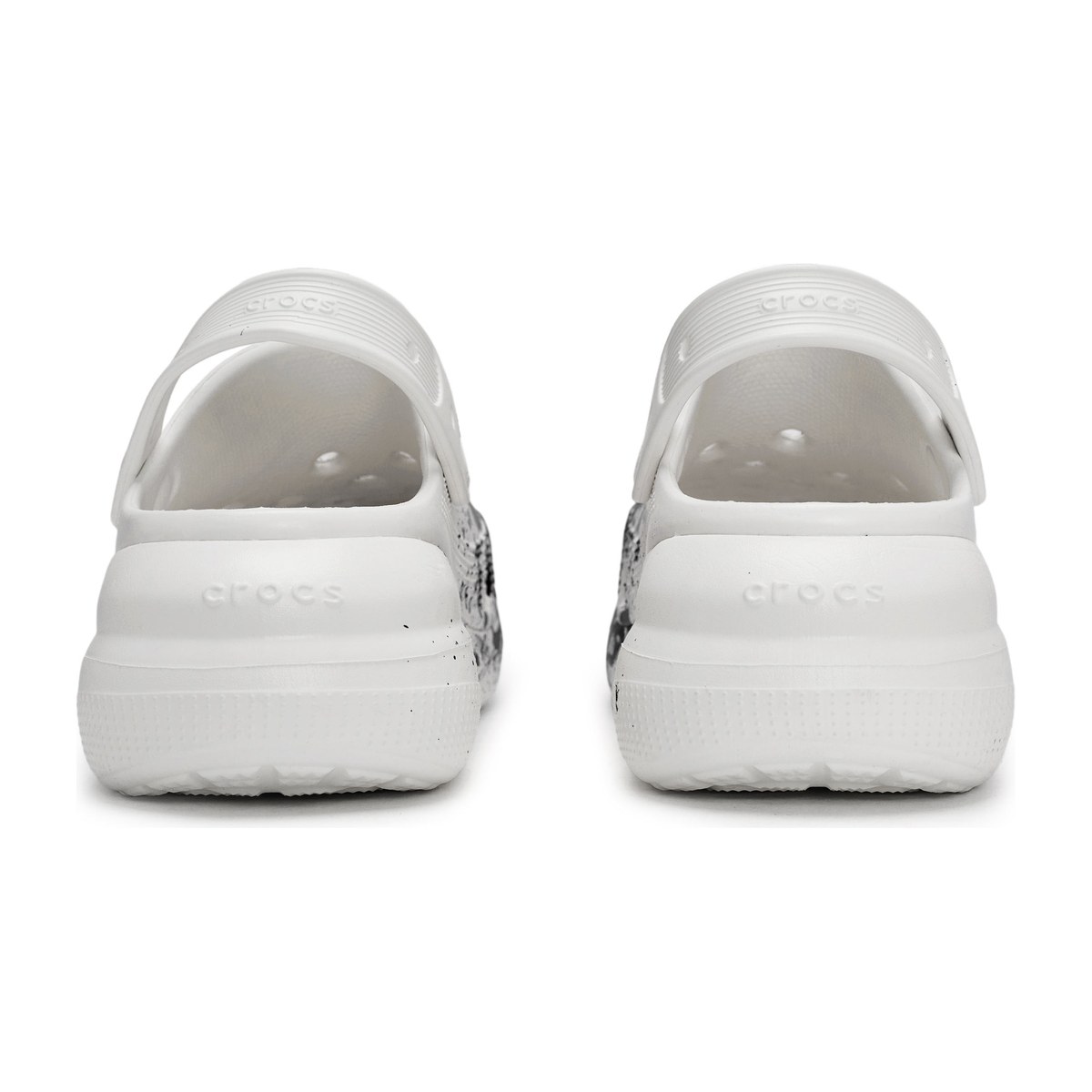 Crocs Crush Clog Black White