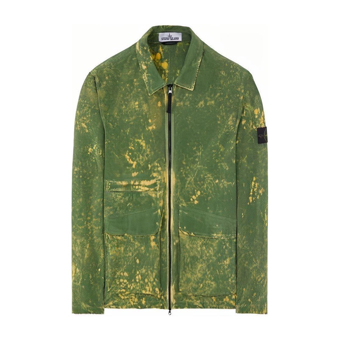 Stone Island SS22 Paint Effect Zip Jacket