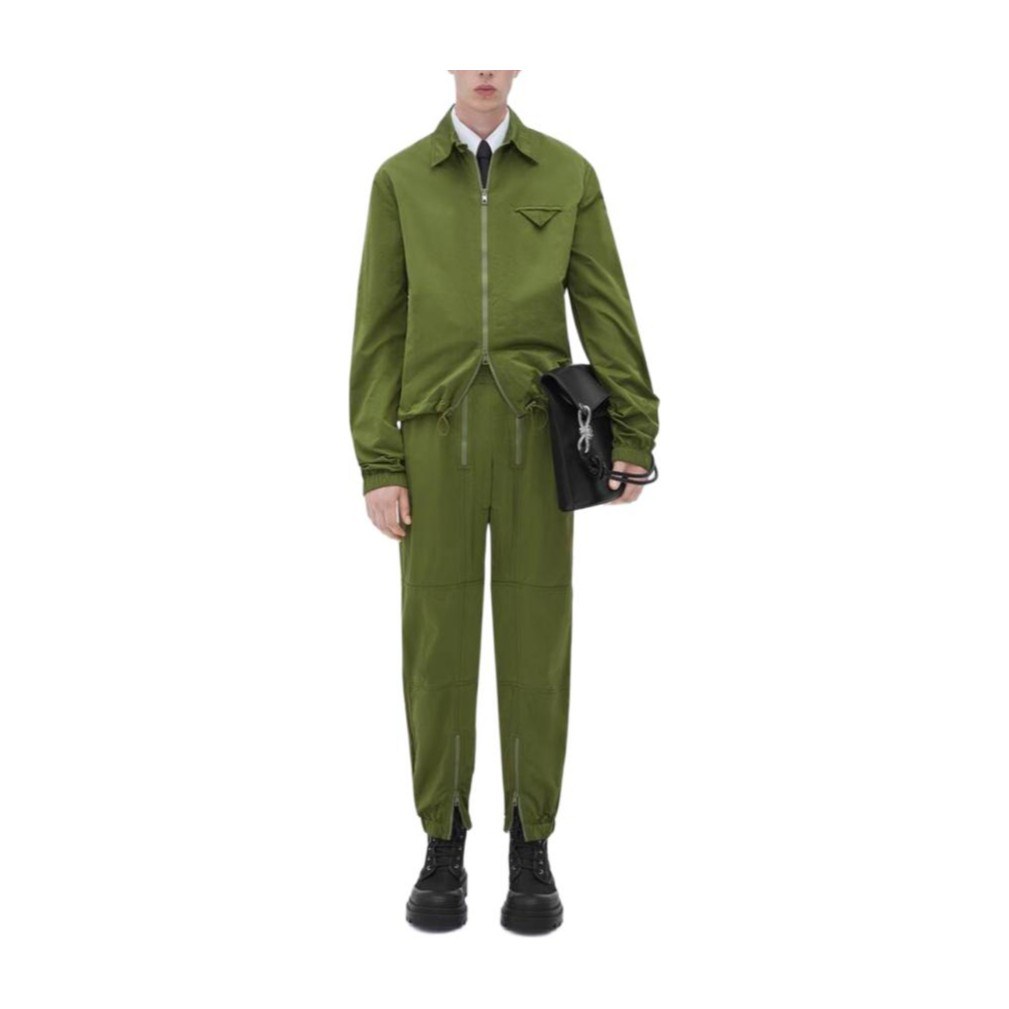 Bottega Veneta FW22 Tapered Pants Green