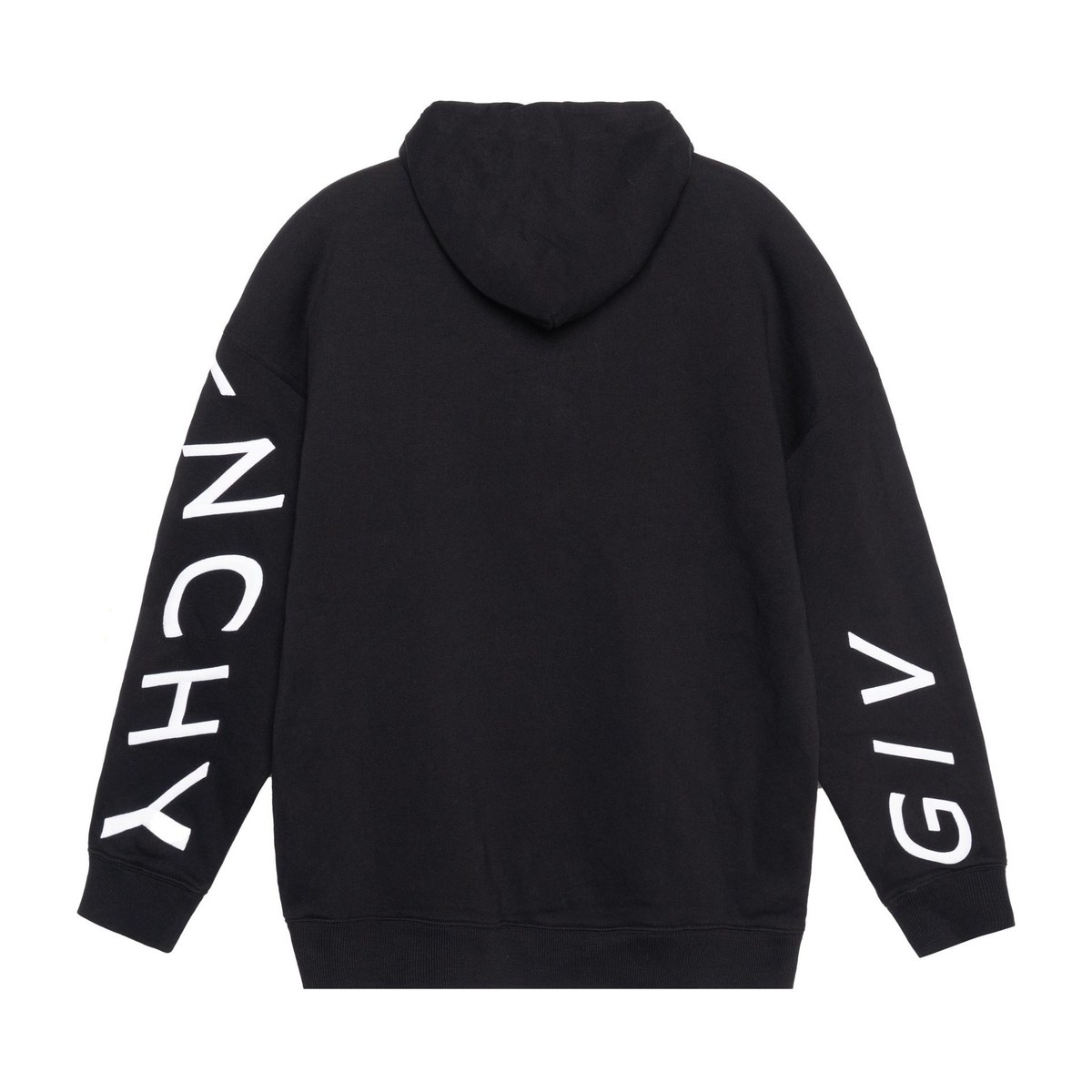 Givenchy Logo Embroidered Hoodie Black