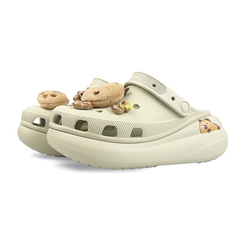 Crocs Classic Clog White Brown