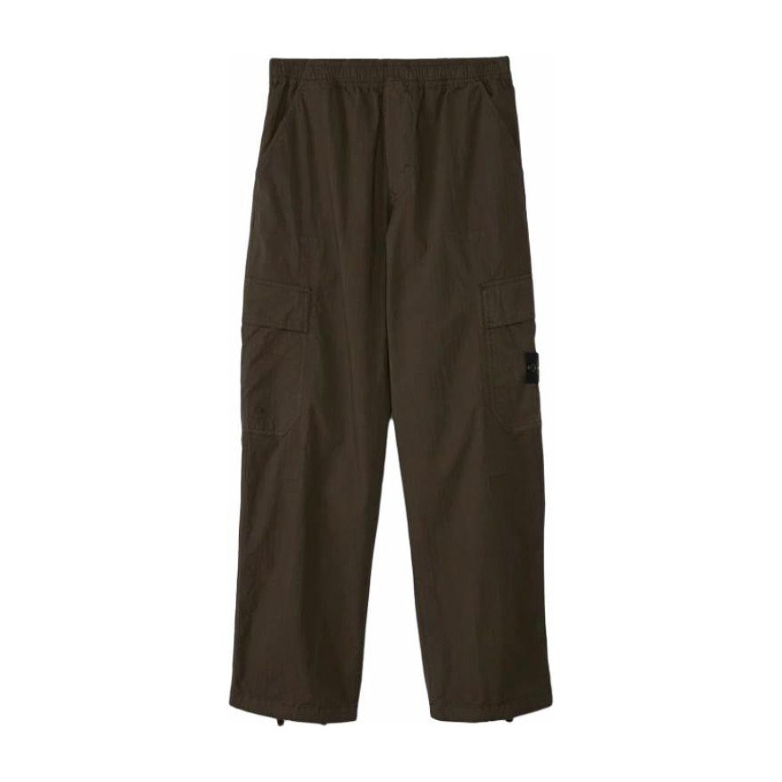 Stone Island SS25 Loose Cargo Pants Military Green