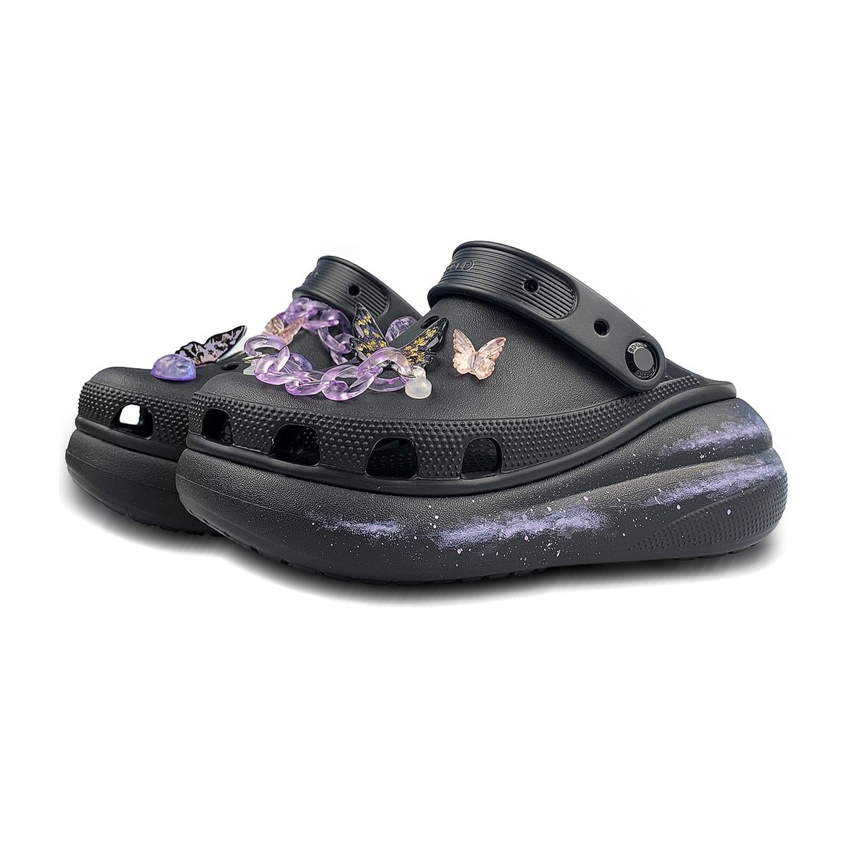 Crocs Crush Clog Dark Night Butterfly