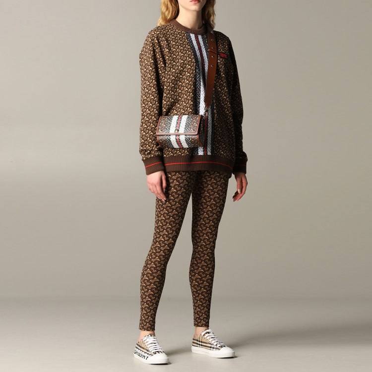 Burberry TB Monogram Sweatshirt Brown