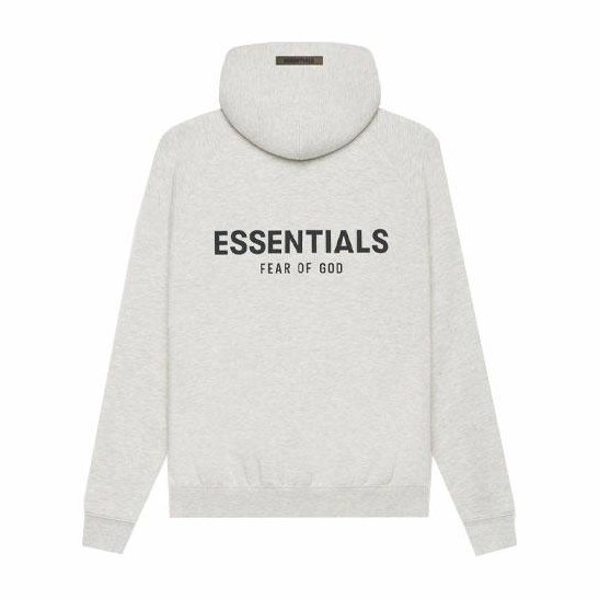Fear of God Essentials SS21 Pullover Hoodie Light Heather Oatmeal