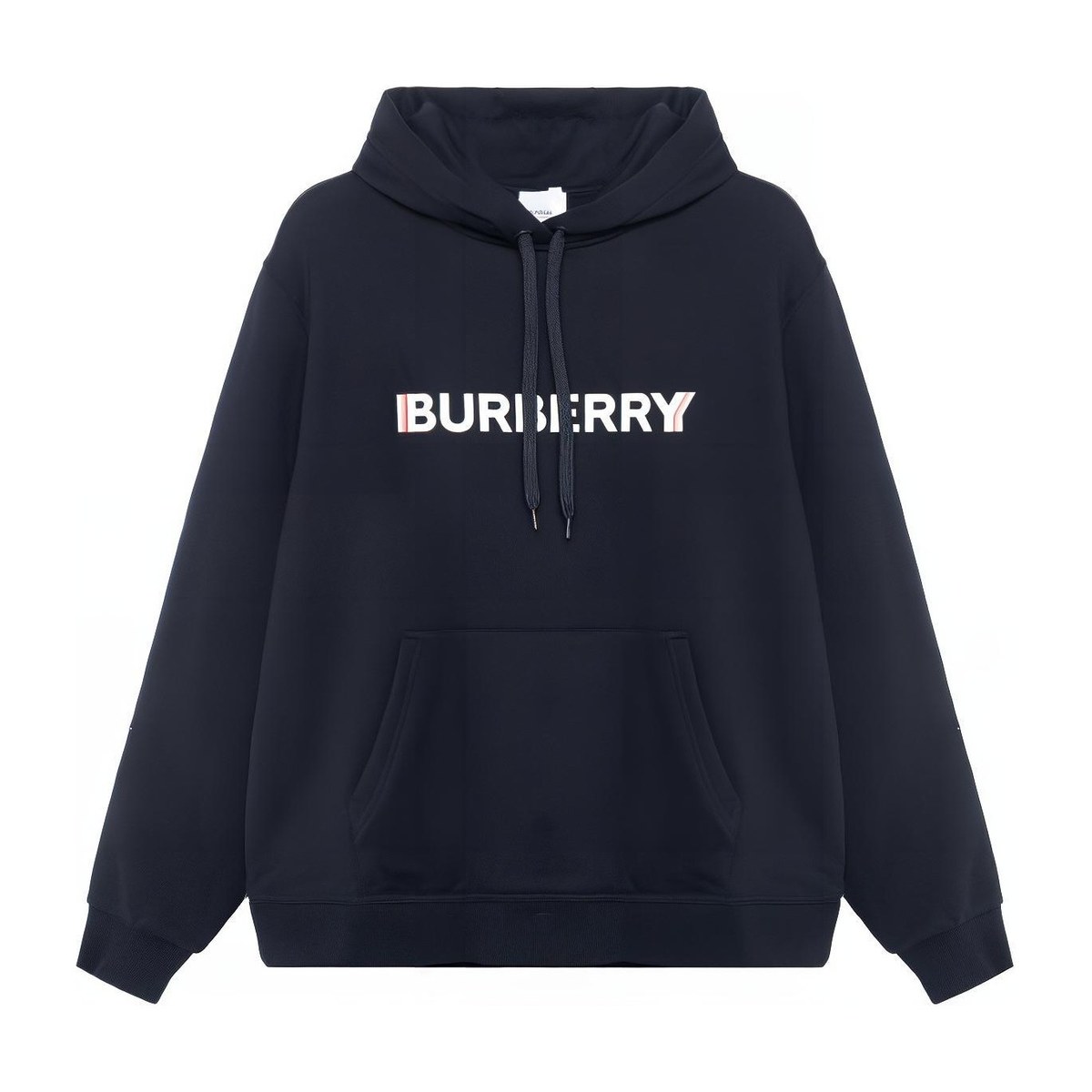 Burberry Logo Hoodie Black