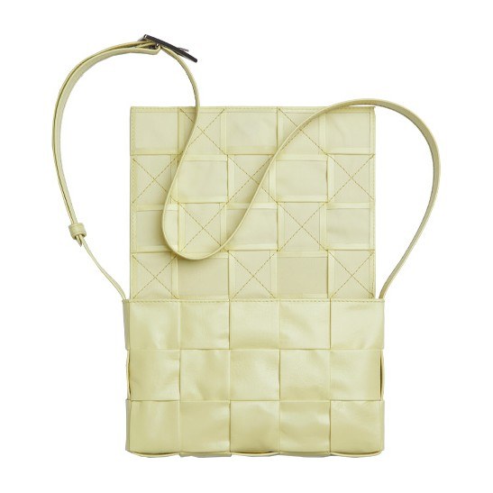 Bottega Veneta Cassette Tofu Bag Medium Lemon Yellow