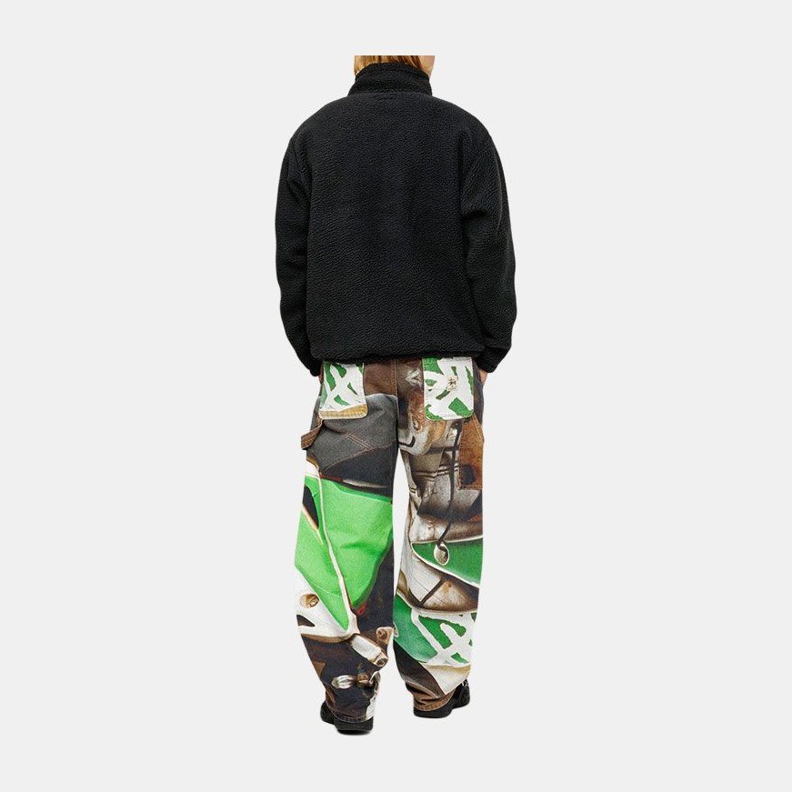 Stussy Polar Fleece Half Zip Mock Neck