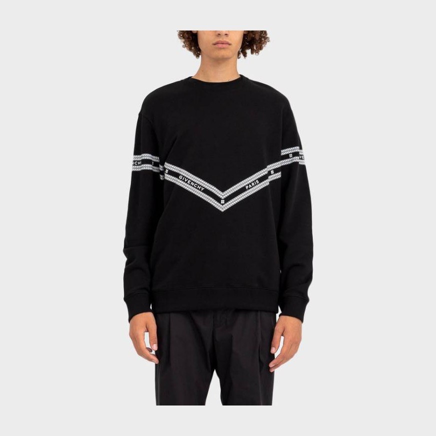 Givenchy Chain Letter Print Sweatshirt